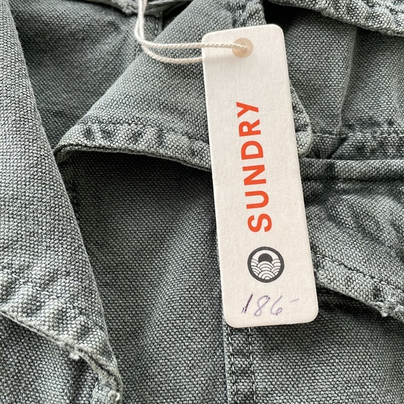 SUNDRY BNWT KHAKI JACKET - Picture 2 of 6